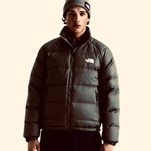 THE NORTH FACE 550 Fuffer Jacket Coat, dark gray